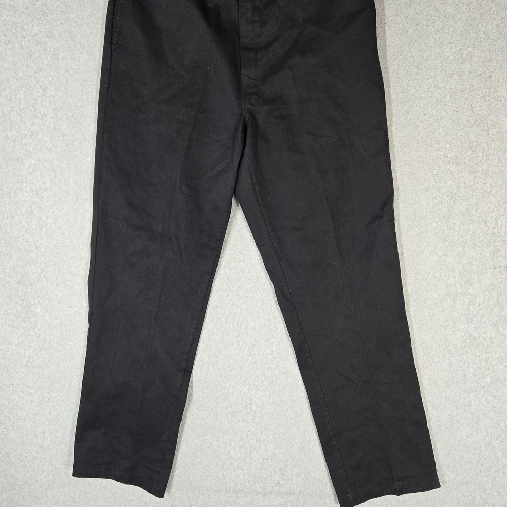 Dickies Men Pants 38X34 Black Work Pants Dress Pants Twill 874 Original Fit